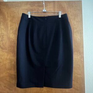LOFT Navy Pencil Skirt (Curvy Fit)